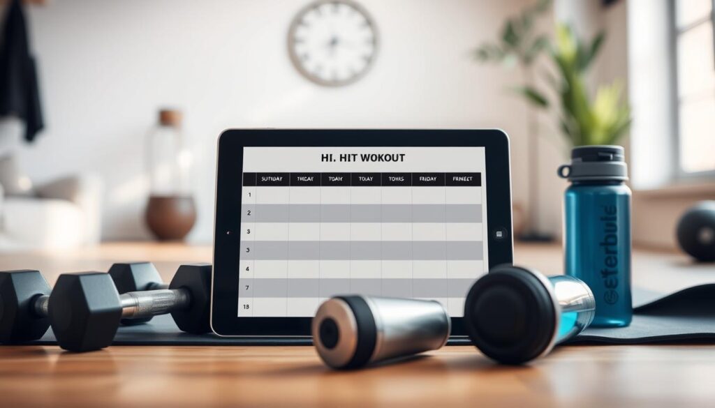 HIIT workout schedule HIIT workout schedule