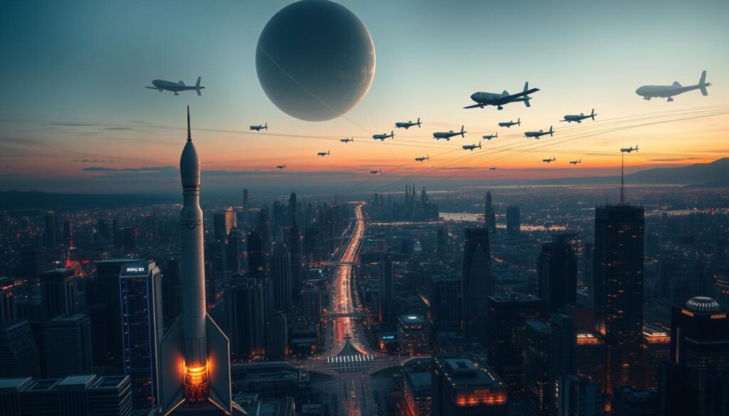 Commercial space flight economics