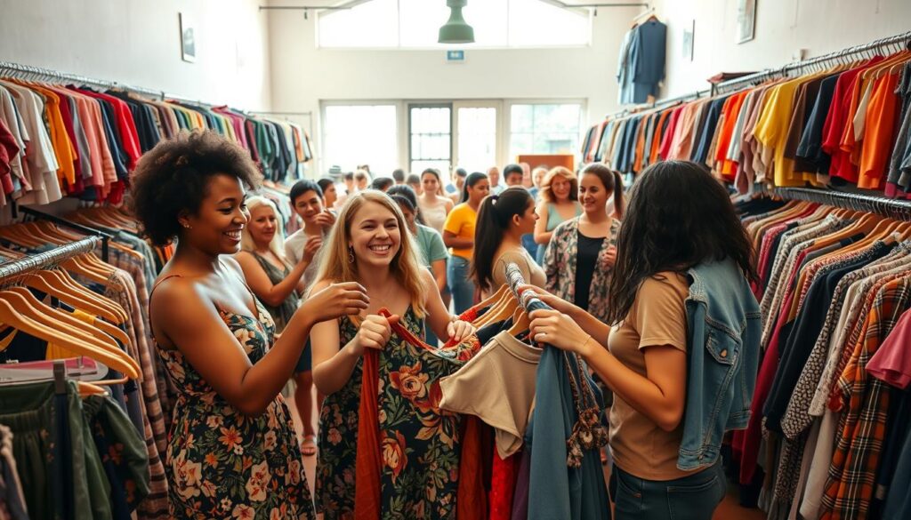 peer-to-peer fashion exchanges