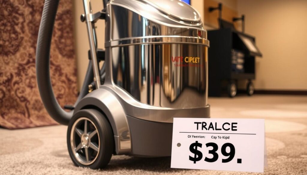 professional carpet extractor cost