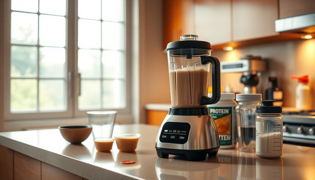 protein shake timing